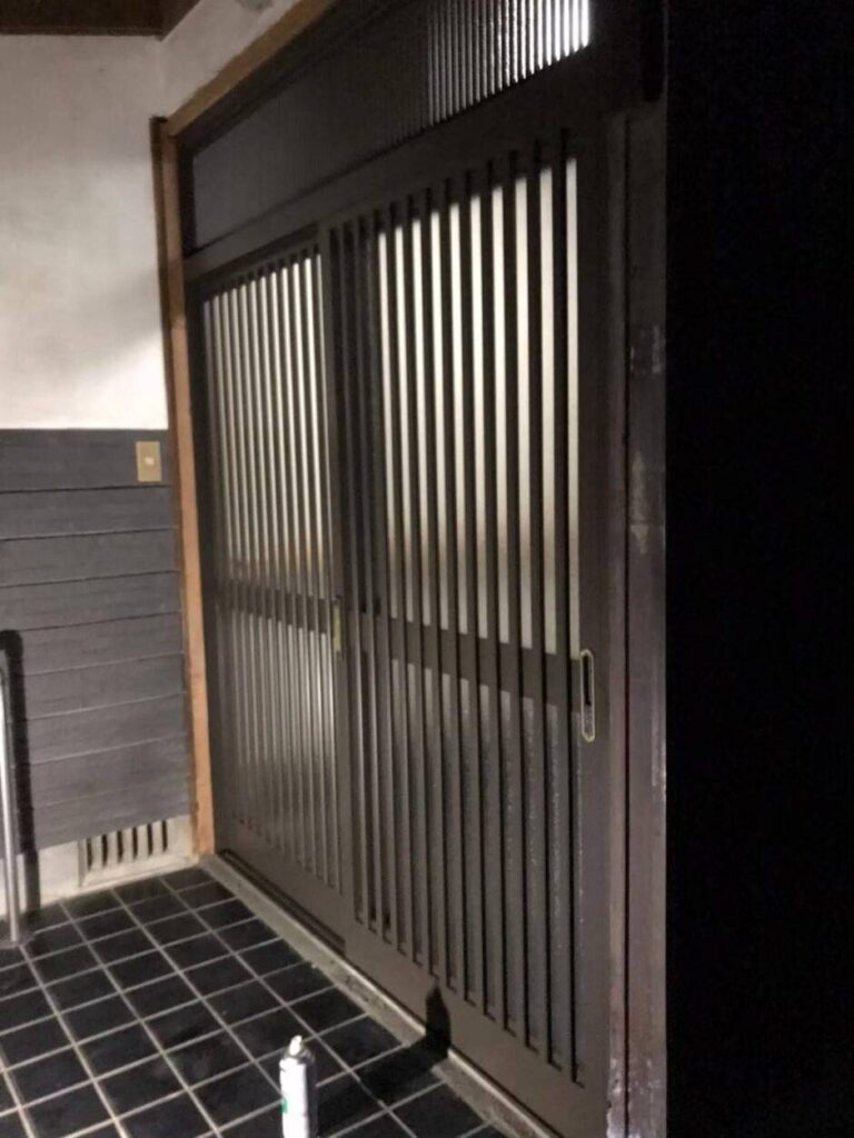 玄関引戸交換後