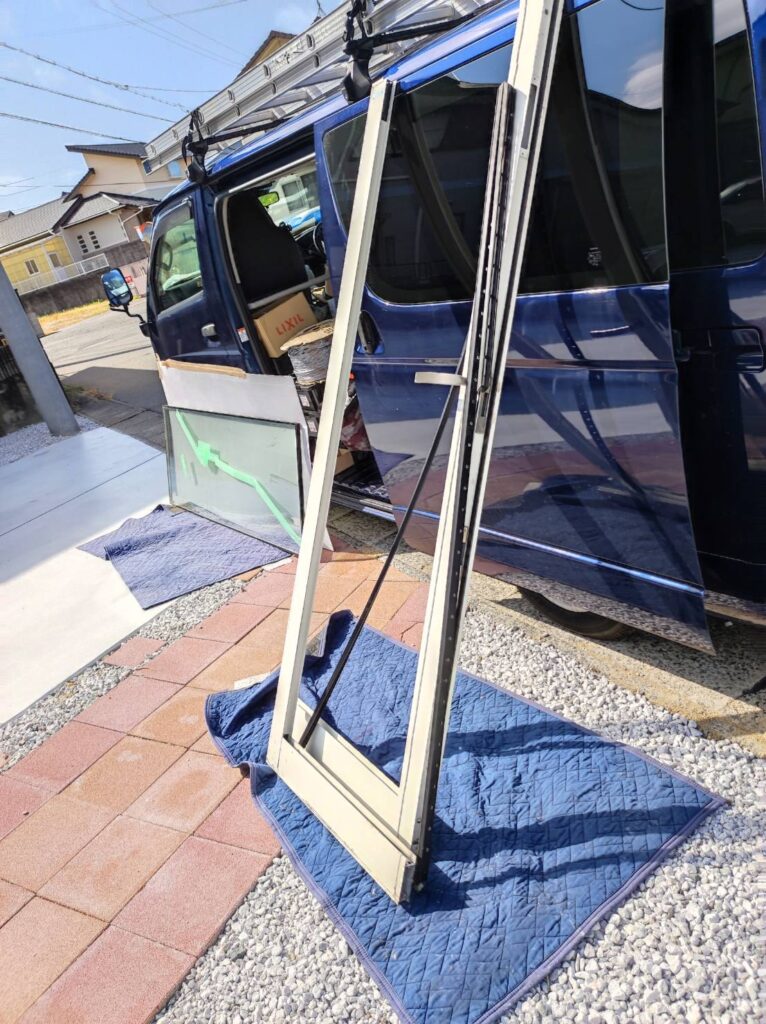 刻印のない既存ペアガラスを分解して構成を確認