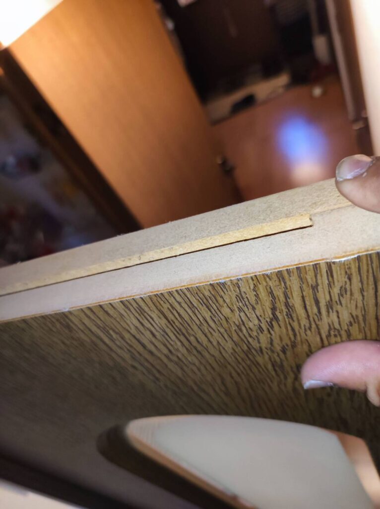 建具ドア切り込み口