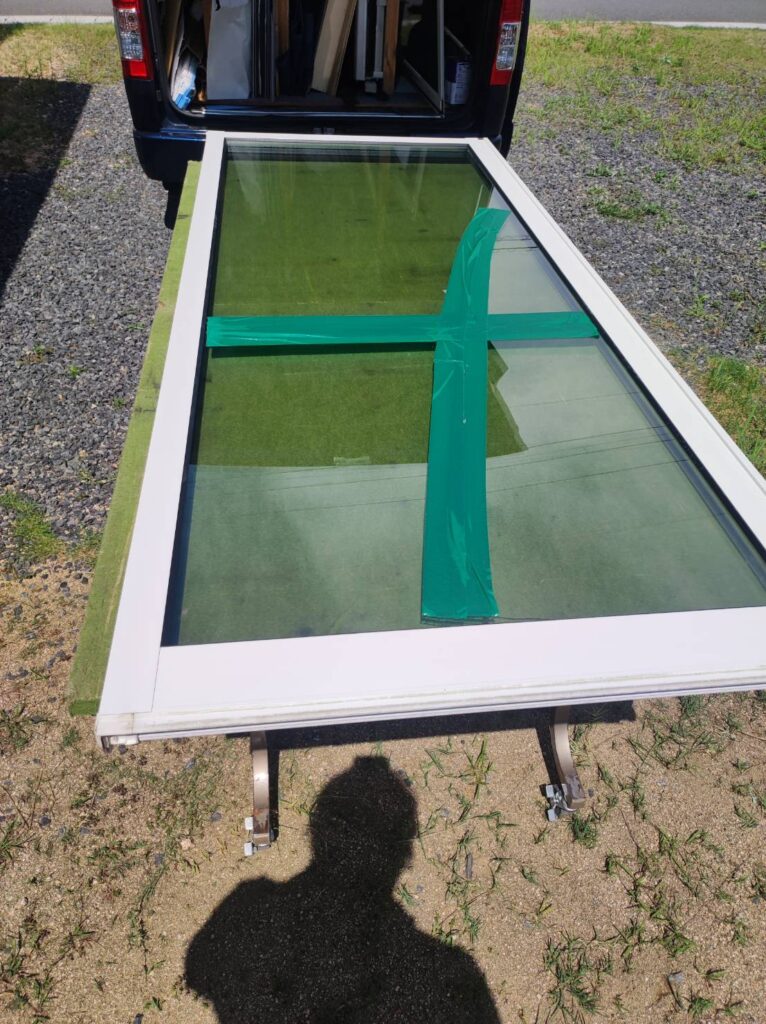 ペアガラス割れ