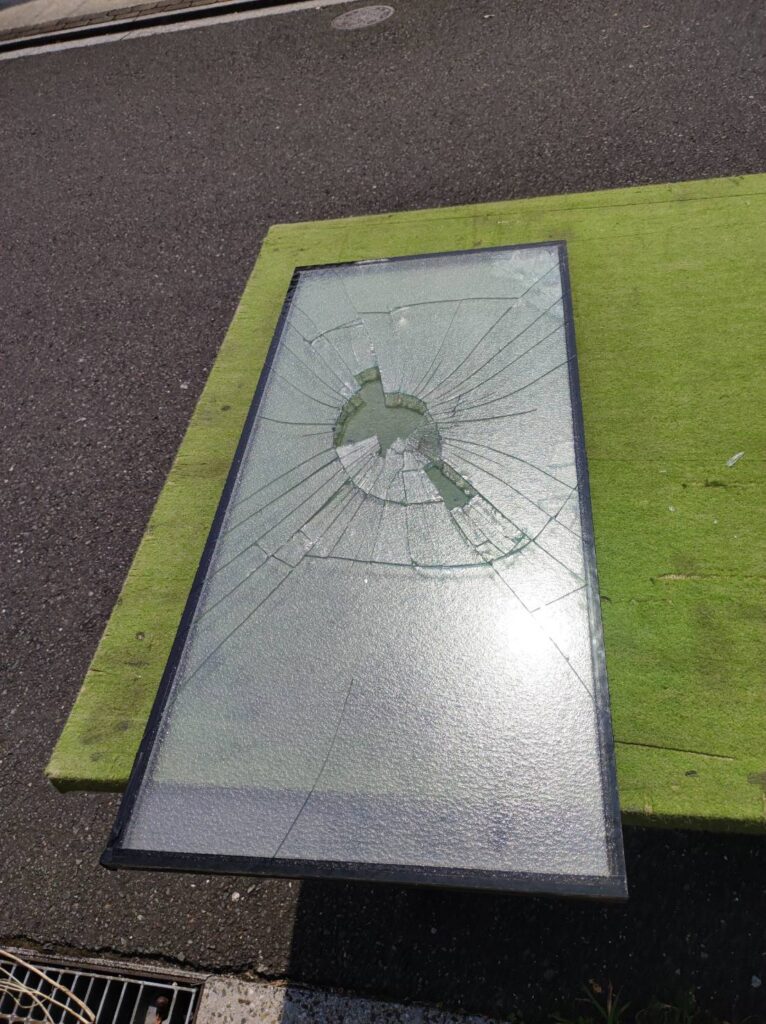 ペアガラス交換の現地確認