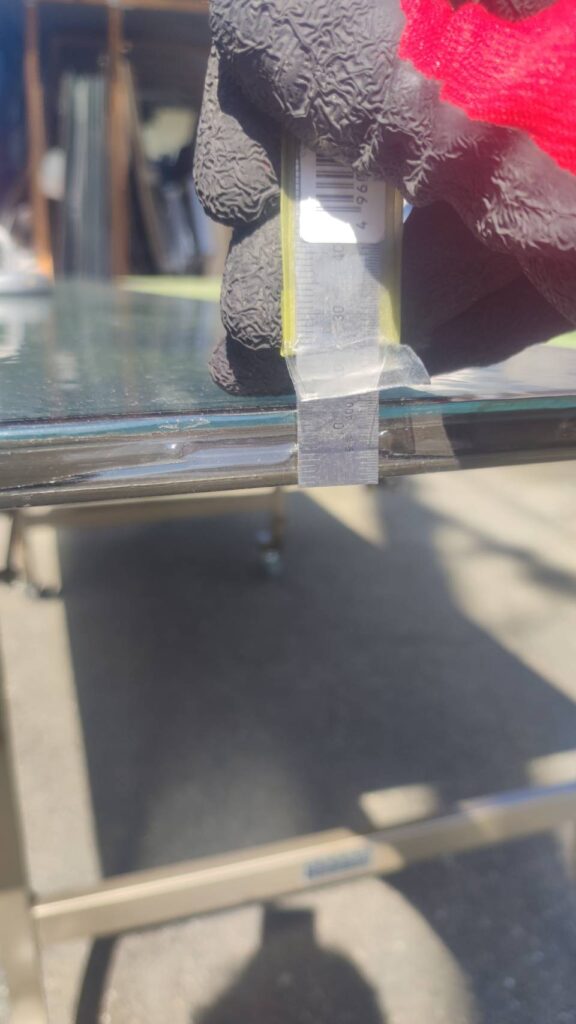 ペアガラス厚み測定