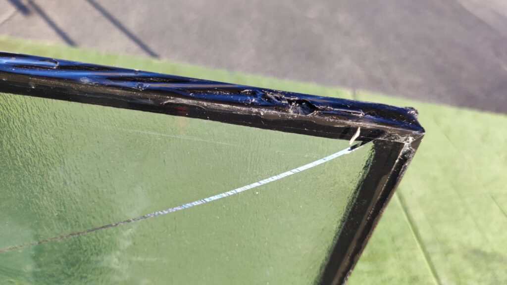 複層ガラスのスペーサー周辺の劣化